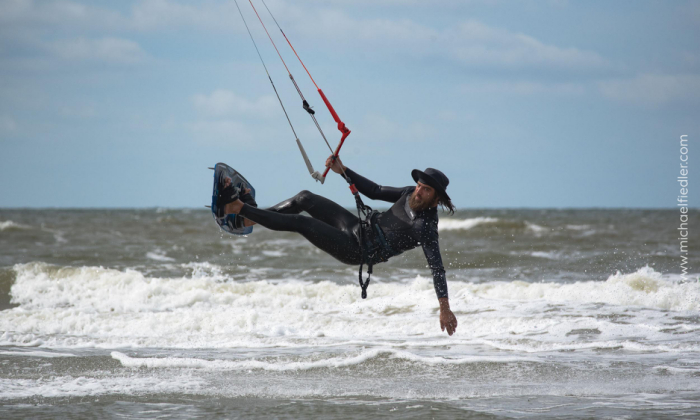 unbekannter Kiter / Sankt-Peter-Ording